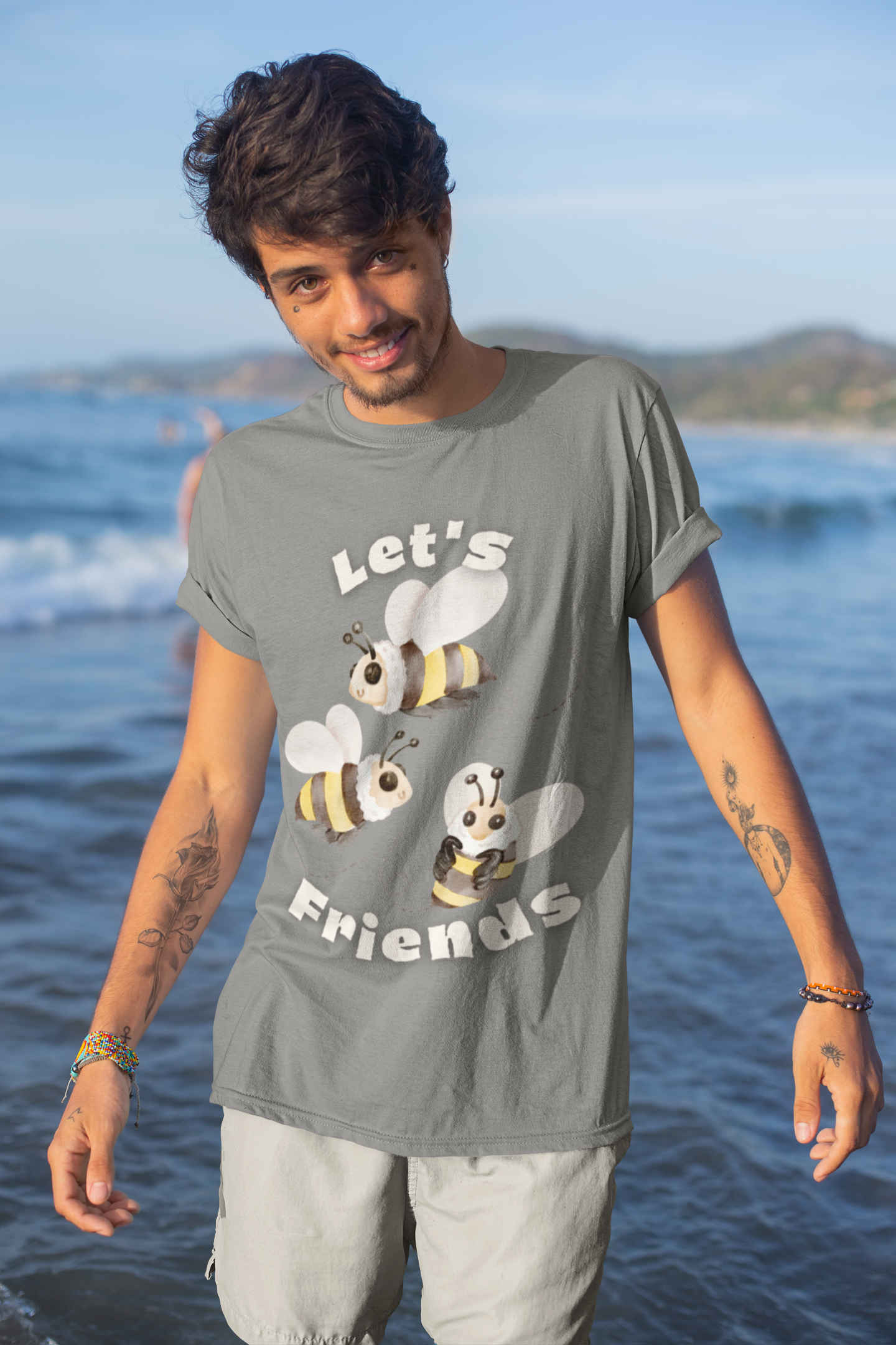 Let's Bee Friends- Unisex Premium t-shirt